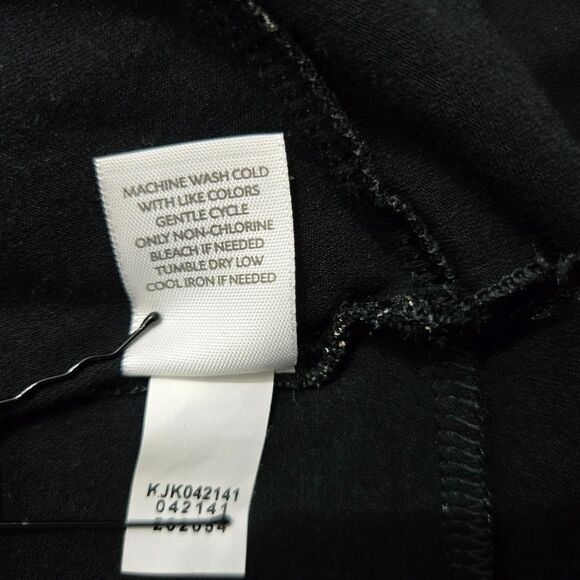 J.Jill Wearever Women XS Black White Striped Open Front Cardigan Stretch - Picture 7 of 11